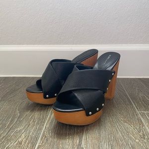 Black Platform Sandals